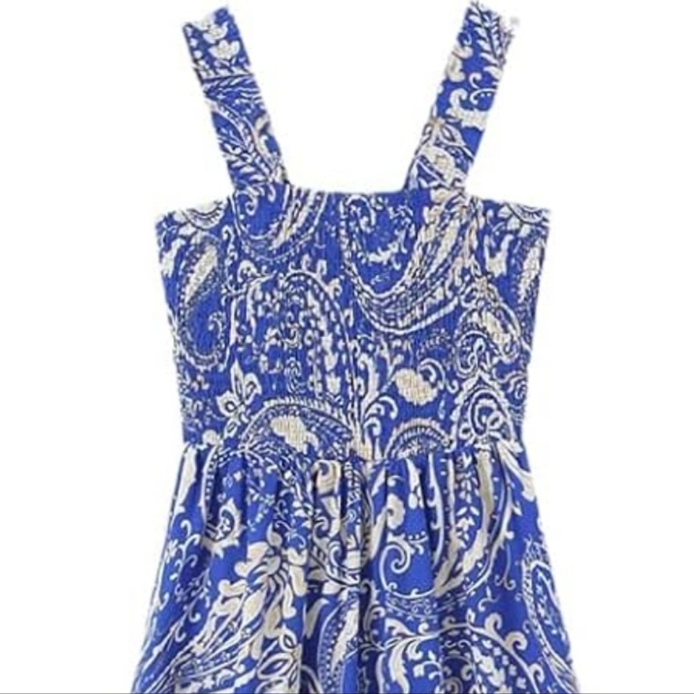 ZARA Blue Maxi Dress Size Small